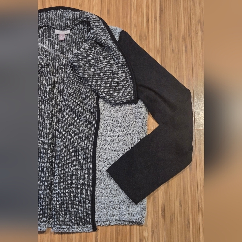 NWOT Roz & Ali Open Front Cardigan - Picture 2 of 8